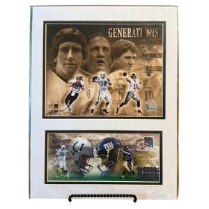 VTG USPS First Day Of Issue Stamp Photo Mat Mannings Generations Football 2006